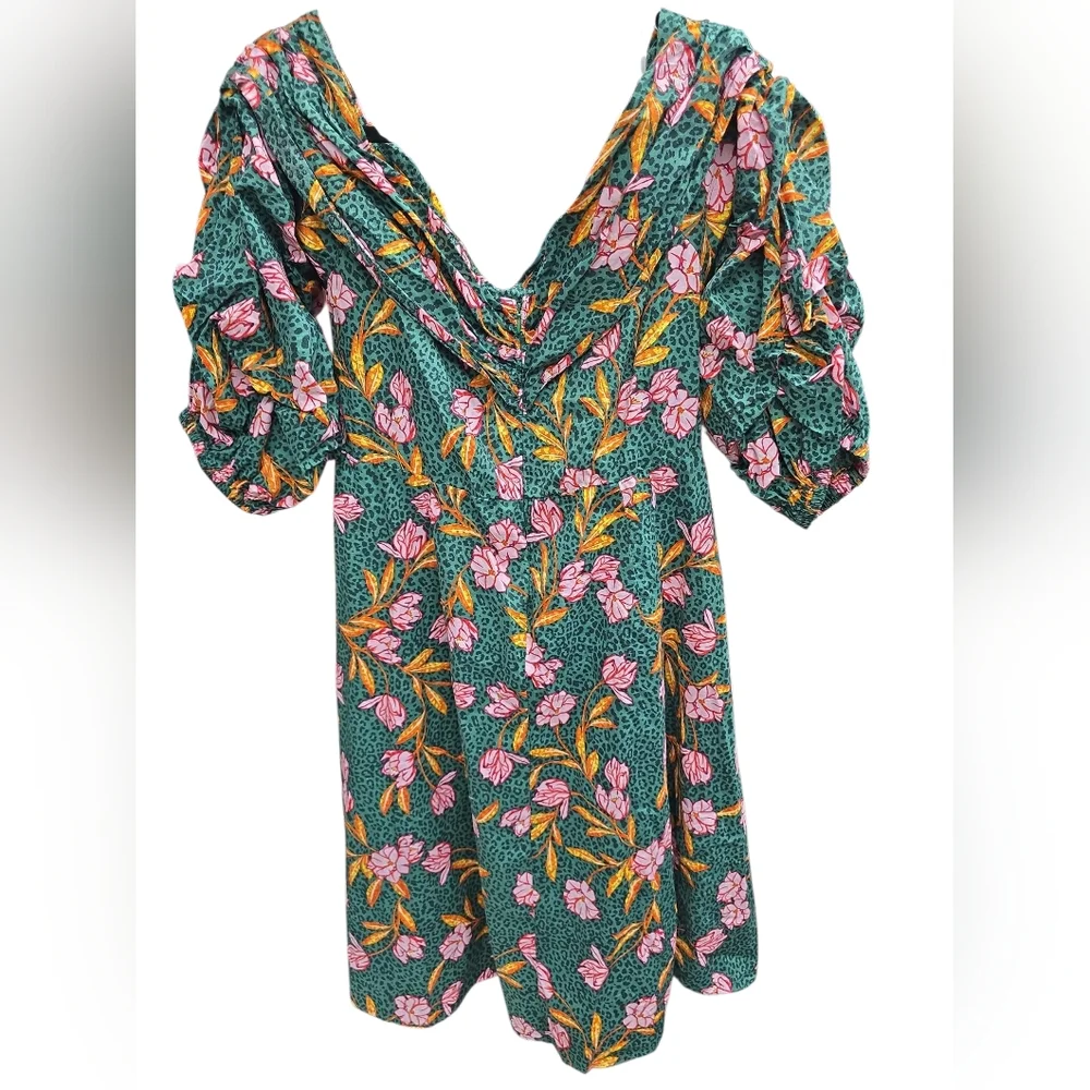 Eloquii Floral Off-Shoulder Dress - Picture 2 of 3